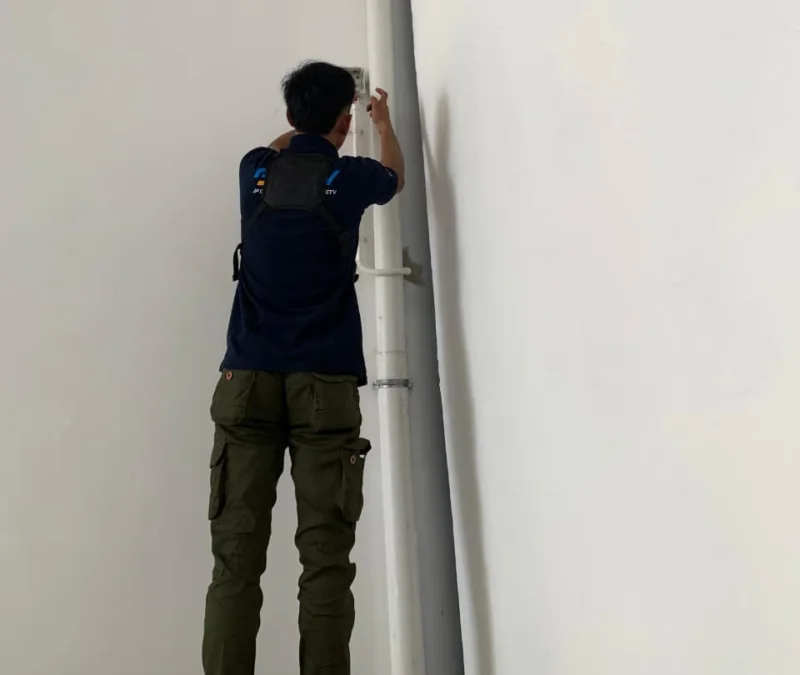 Pemasangan CCTV Global Vision CCTV Depok untuk gedung